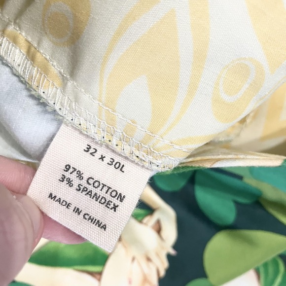 Loudmouth Pants Mens 32x30 Green Shamrock Pinup Girls Beer Golf St Patricks Day - Picture 4 of 10